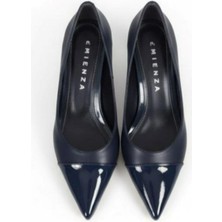 Emienza Shıny 1.sınıf Vegan Deri Maskaretli Sivri Burun Bayan Topuklu Ayakkabı