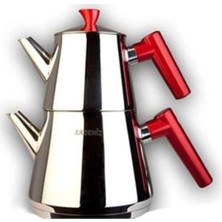 PremiumPort Büyük Boy Akdeniz Çaydanlık, Kaliteli ve Şık Tasarım ile Keyifli Çay Keyfi