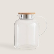 PremiumPort Sağlıklı ve Şık 1300 ml Cam Demlik, Doğal Kullanım Keyfi