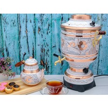 PremiumPort 6 Litre Elektrikli Bakır Semaver, Pratik ve Şık Tasarım