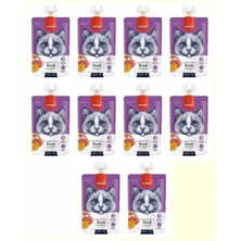 Wanpy Taze Ördekli&bal Kabaklı 10'lu  Kedi Et Ezmesi 90 gr