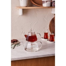 PremiumPort Mini Borosilikat Cam Çaydanlık, Sağlıklı ve Şık Tasarım