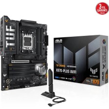 Erdo Asus Tuf Gamıng X870-PLUS Wıfı, 4xddr5, 4xm.2, Hdmı, Dp, Type-C, Wi-Fi 7, Bluetooth V5.4, Am5 Soket Gamıng Anakart