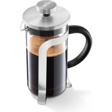 PremiumPort Şık Gümüş French Press 300 Ml, Kahve ve Çay Keyfi Için Ideal