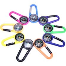 Özbience Mini Çok Fonksiyonlu Plastik Pusula Anahtarlık, Pratik ve Şık Tasarım