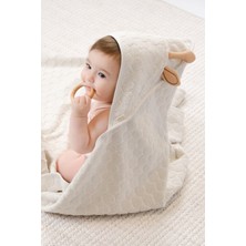 Little Gusto Sophie la girafe Organik Pamuk Kundak Havlu Kese Seti