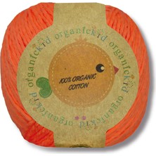 Organickid Organik Pamuk Amigurumi Punch 50 gr El Örgü İpi 315 Turuncu (Fiesta)
