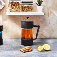 PremiumPort 1000 ml French Press, Siyah, Şık ve Kullanışlı Kahve Demleme Aracı