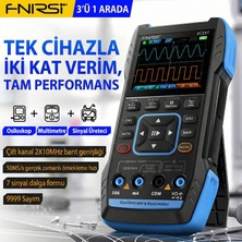 Fnirsi 2C23T 3'ü 1 Arada Çift Kanallı Tablet Osiloskop Multimetre Fonksiyon Jeneratörü