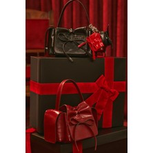 Manuka Lyra Fiyonklu Çanta Bordo