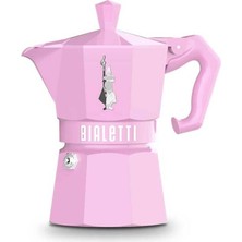 PremiumPort Moka Express Excl. Pembe 3 Cup, Şık ve Kullanışlı Kahve Keyfi