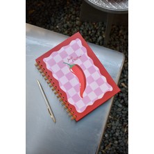 Paper Lab Studio Sweet Chillie A5 Spiralli Çizgili Defter