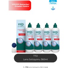 TTO Lens Solüsyon 360 ml 4 Adet