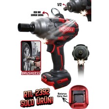 Retools Bordo 850 Nm Torklu Somun Sıkma Kafa