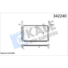 Kale Xmpdby Radyatör Opel Antara Chevrolet Captiva Al-Pl-Brz