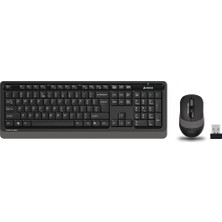 Erdo A4 Tech FG1010, Gri, Fstyler, 2.4ghz Kablosuz, Türkçe Q, Klavye Mouse Set