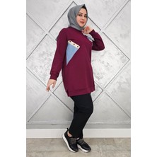 Pys Giyim Kadın Düğme Detaylı Kombinli Tesettür Tunik