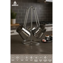 PremiumPort Paslanmaz Çelik 3 Parça Cezve Seti, Zarif ve Dayanıklı Tasarım