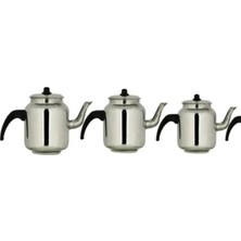 PremiumPort Alüminyum Semaver Demliği 1.2l, Kahveci Demliği 3 No, Şık ve Dayanıklı