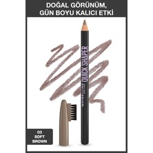 Maybelline New York Maybelline Ny Quick Shaper Kaş Şekillendirici Kalem - 03 Soft Brown