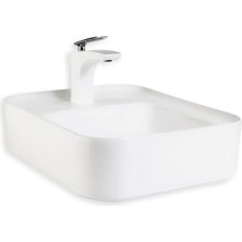 Lena - Tezgah Üstü Porselen Lavabo - E-2103