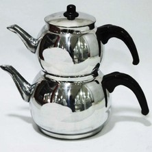 PremiumPort Alüminyum Küre Çaydanlık 6 No 6,7 Kişilik, Şık ve Hafif Tasarım