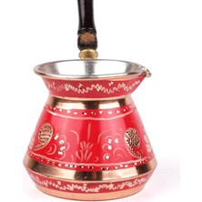 PremiumPort El Işlemeli Bakır Cezve, Erzincan, Tombik, 4 Kişilik, Şık ve Dayanıklı