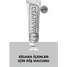 Vitaminsan Marvis Smokers Diş Macunu - Sigara Içenler Için Özel, Lekeleri Gideren ve Beyazlatan, 85 Ml, Ferahlatıcı Nane Özelliği
