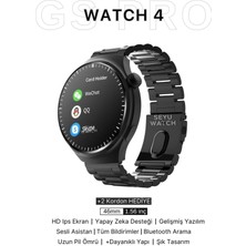 Normadia 46MM Akıllı Saat Hx Pro Kordon Hediyeli, Tüm Telefonlara Uyumlu