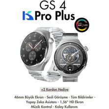 Normadia Hd Ekran Akıllı Saat 46 mm Kordon Hediye, Ios ve Android Uyumlu
