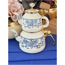 PremiumPort Büyük Boy Emaye Çaydanlık, Sağlam ve Şık Tasarım