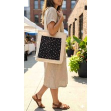 Buypass Bej Kadın Çiçek Desenli Günlük Çanta