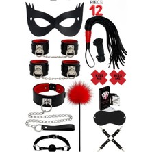 Candy Women Fantazi Set  Detaylı Kelepçe ve Tasmalı 12 Parça