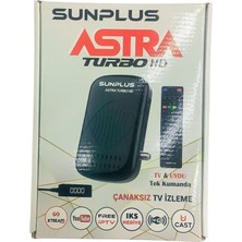 Sunplus Full Hd Astra Turbo Hd Uydu Alıcı, Akıllı Kumanda (Wi-Fi Anten Hariç)