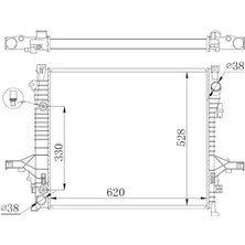Nrf Su Radyatörü Volvo XC90 41699 Brazıng 8602866