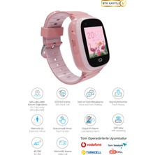 Normadia 4g Çocuk Takip Saati Pembe, Kamera, Gps ve Wi-Fi Özellikleriyle Güvenli Takip