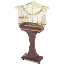 İmac Imac Sofıa Ayaklı Kuş Kafesi Kahve/gold 62,5x33x61/132cm