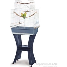 İmac Imac Matılde Ayaklı Kuş Kafesi Mavi/gümüş 58x38x71/143cm
