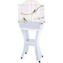 İmac Imac Matılde Ayaklı Kuş Kafesi Mavi/gümüş 58x38x71/143cm