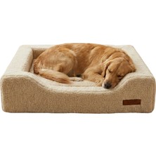 Enzo, Ortopedik Süngerli, Çıkarılabilir Kılıflı, Su Geçirmez Alezli, Tasarım Kedi ve Köpek Yatağı