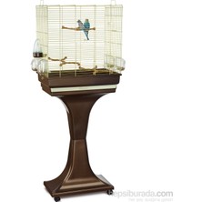 İmac Imac Camılla Ayaklı Kuş Kafesi Kahve/gold 50x30x56/127cm