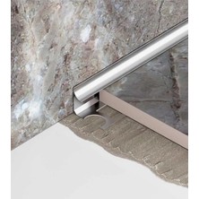 10 mm Alm. Mat Gri Seramik Iç Köşe Profili