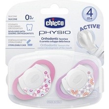 Chicco Emzik Physio Pembe Silikon 4m+ 2'li
