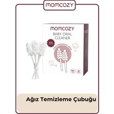 Momcozy Ağız Temizleme Çubuğu 40 Adet 0-36 Ay Arası Bebekler İçin Güvenli Tıbbi Malzeme