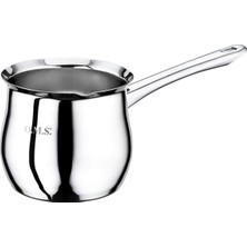 PremiumPort Çelik Tekli Cezve 0,85 Lt, Dayanıklı ve Şık Tasarım