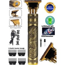 Allians Profesyonel Çelik Kasa T-Bıçaklı Tıraş Makinesi, Saç ve Sakal Bakım Cihazı