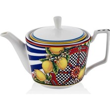 PremiumPort Renkli Yaz Demlik 21X12X13CM, Şık ve Fonksiyonel Ev Aksesuarı