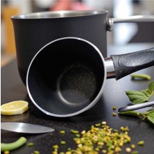 PremiumPort Dayanıklı Granit Sosluk ve Sütlük Seti, Şık ve Kullanışlı Tava