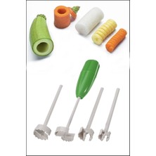 PremiumPort 4'lü Meyve Sebze Soyma ve Oyalama Seti, Pratik Kullanım