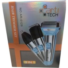 Allians Profesyonel 3 Başlıklı Elektrikli Tıraş Makinesi Saç ve Sakal Düzeltici